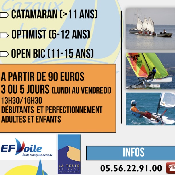 Stages de Voile Vacances de Pâques